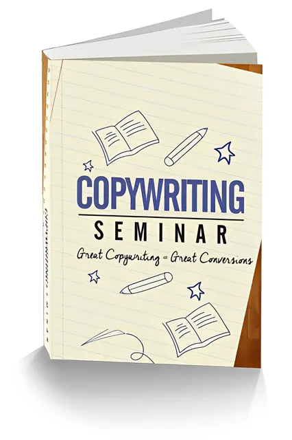 eCover representing Copywriting Seminar eBook eBooks & Reports with Master Resell Rights