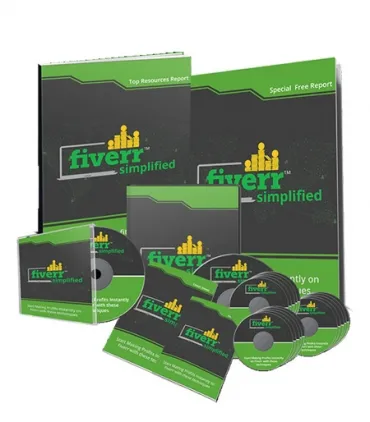 eCover representing Fiverr Simplified Videos, Tutorials & Courses with Personal Use Rights