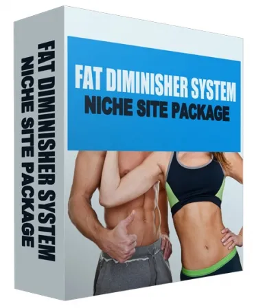 eCover representing Fat Diminisher Niche Site Package Templates & Themes with Personal Use Rights
