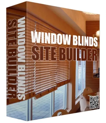 eCover representing Window Blinds Site Builder Software  with Master Resell Rights