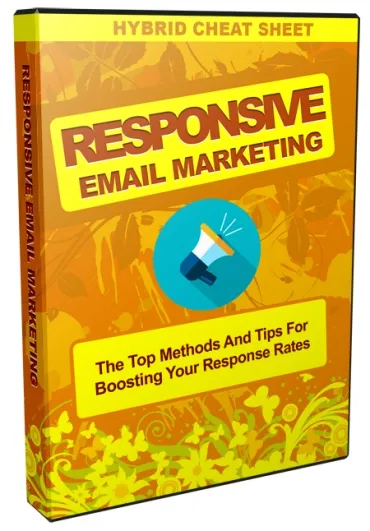 eCover representing Responsive Email Marketing Video Upgrade eBooks & Reports/Videos, Tutorials & Courses with Master Resell Rights