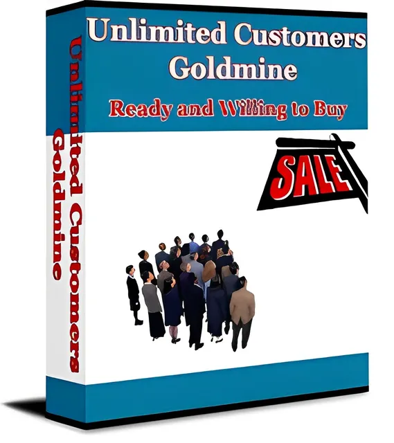 eCover representing Unlimited Customers Goldmine eBooks & Reports with Private Label Rights