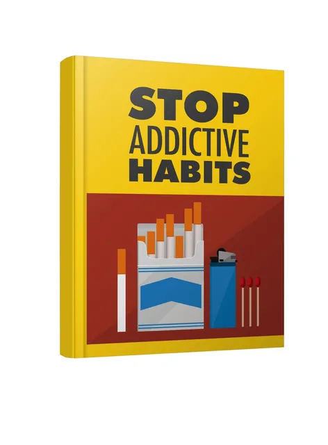 eCover representing Stop Addictive Habits eBooks & Reports with Master Resell Rights