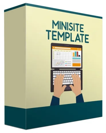 eCover representing Minisite Template 2016 V44  with Private Label Rights