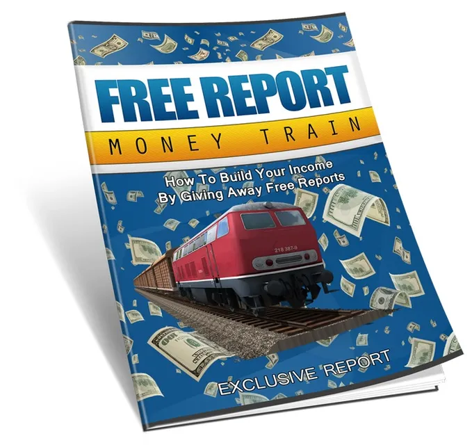 eCover representing Free Report Money Train eBooks & Reports with Master Resell Rights