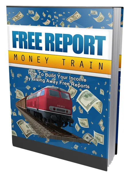 eCover representing Free Report Money Train eBooks & Reports with Master Resell Rights