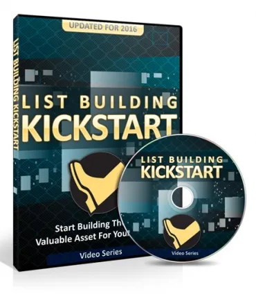 eCover representing List Building Kickstart Video Upgrade eBooks & Reports/Videos, Tutorials & Courses with Master Resell Rights
