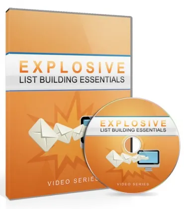 eCover representing Explosive List Building Essentials Video Upgrade Videos, Tutorials & Courses with Master Resell Rights