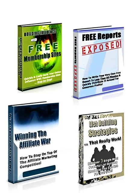 eCover representing PLR Special 4 Pack eBooks & Reports with Private Label Rights