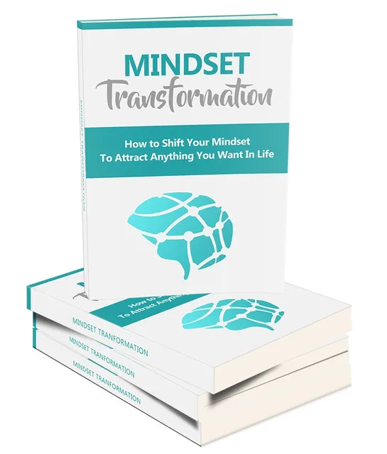 eCover representing Mindset Transformation eBooks & Reports with Master Resell Rights