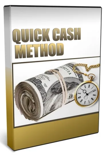 eCover representing Quick Cash Method Video Guide Videos, Tutorials & Courses with Private Label Rights