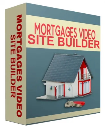 eCover representing Mortgages Video Site Builder  with Master Resell Rights