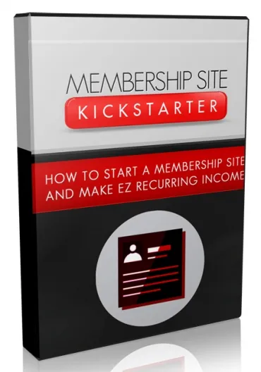 eCover representing Membership Site Kickstarter Video Upgrade Videos, Tutorials & Courses with Master Resell Rights