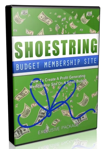 eCover representing Shoestring Budget Membership Site Video Upgrade eBooks & Reports/Videos, Tutorials & Courses with Master Resell Rights
