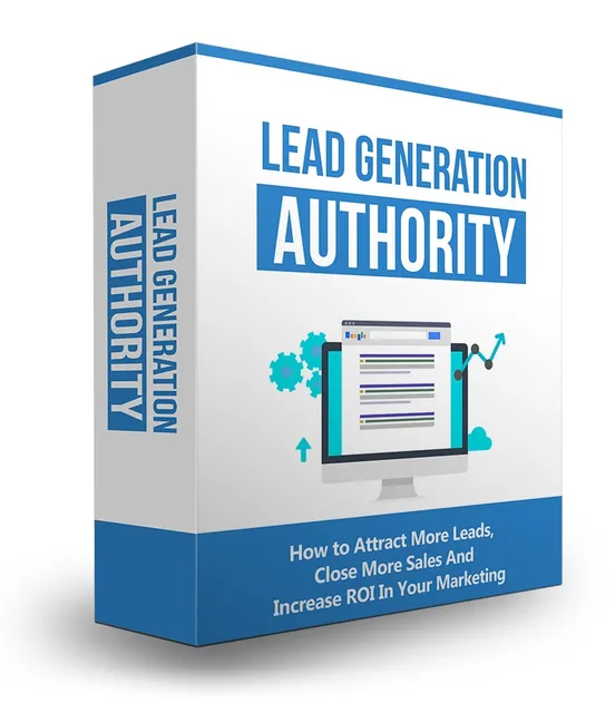 eCover representing Lead Generation Authority eBooks & Reports with Master Resell Rights
