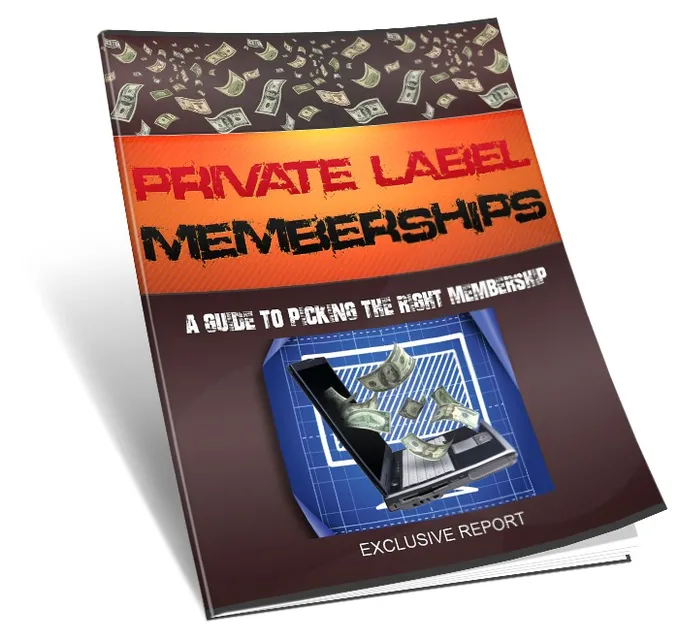 eCover representing Private Label Memberships Guide eBooks & Reports with Master Resell Rights