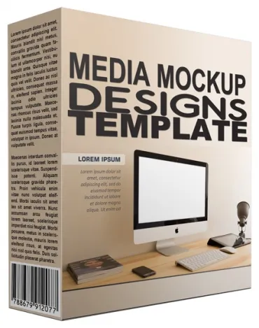 eCover representing Media Mockup Designs  with Personal Use Rights