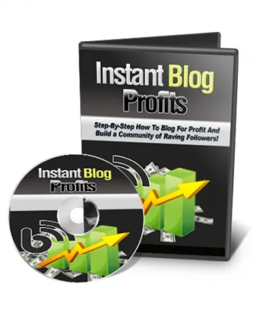 eCover representing Instant Blog Profits eBooks & Reports/Videos, Tutorials & Courses with Private Label Rights