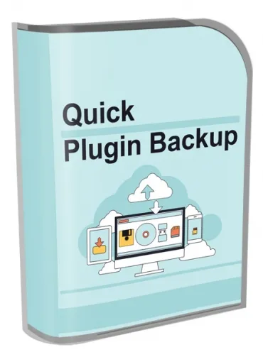 eCover representing Quick Plugin Backup  with Personal Use Rights