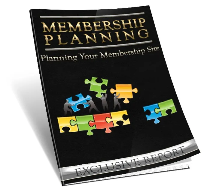 eCover representing Membership Planning eBooks & Reports with Master Resell Rights
