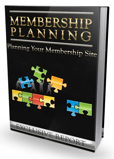eCover representing Membership Planning eBooks & Reports with Master Resell Rights