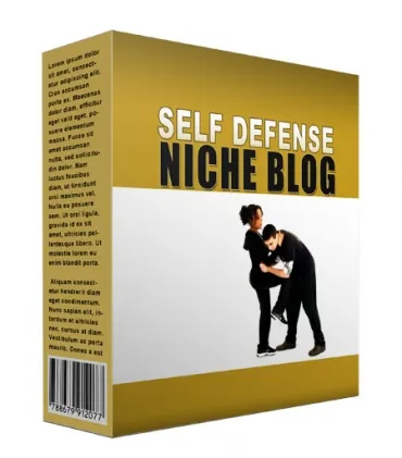 eCover representing Latest Self Defense Flipping Niche Blog  with Personal Use Rights