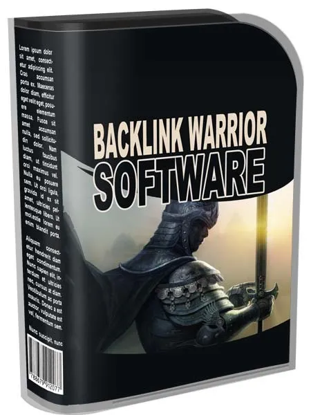 eCover representing Backlinks Warrior Software Software & Scripts with Personal Use Rights