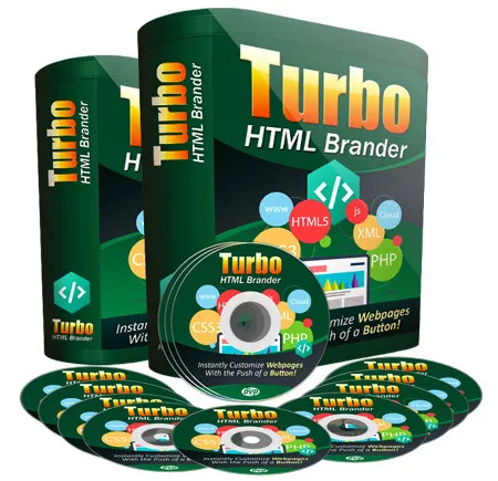eCover representing Turbo HTML Brander Software Videos, Tutorials & Courses/Software & Scripts with Personal Use Rights