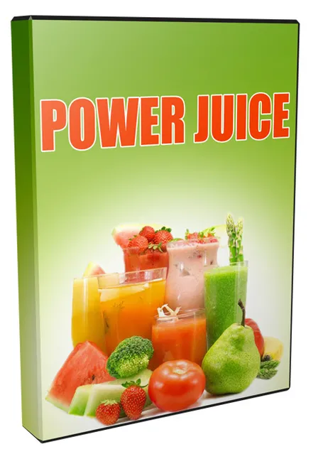 eCover representing Power Juice Videos, Tutorials & Courses with Personal Use Rights