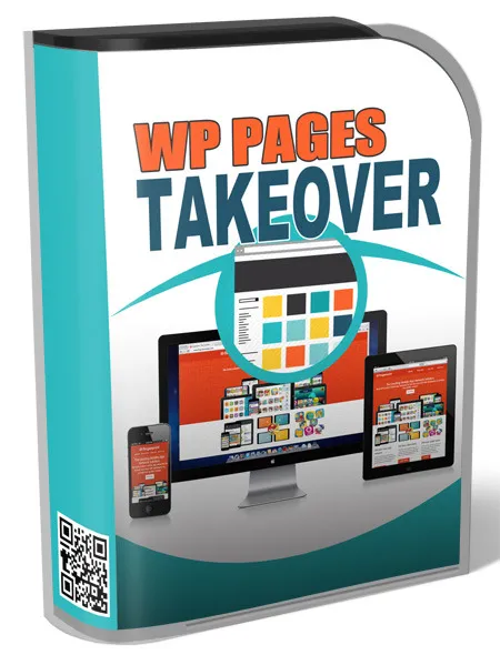 eCover representing WP Page Takeover eBooks & Reports with Master Resell Rights