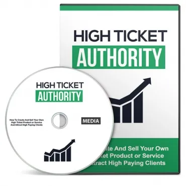 eCover representing High Ticket Authority Gold eBooks & Reports/Videos, Tutorials & Courses with Master Resell Rights