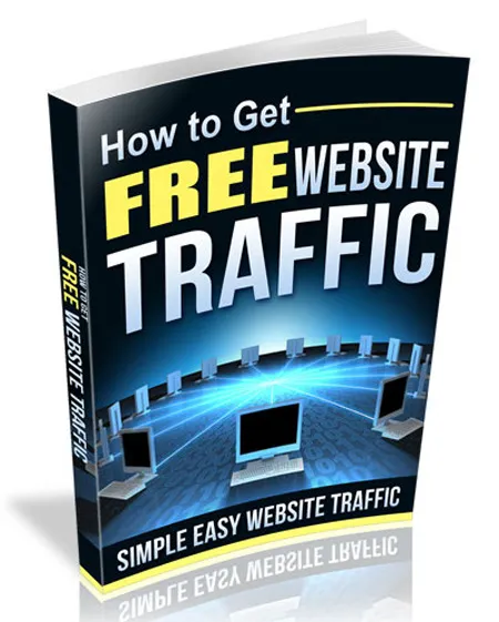 eCover representing How to Get Free Website Traffic eBooks & Reports with Master Resell Rights