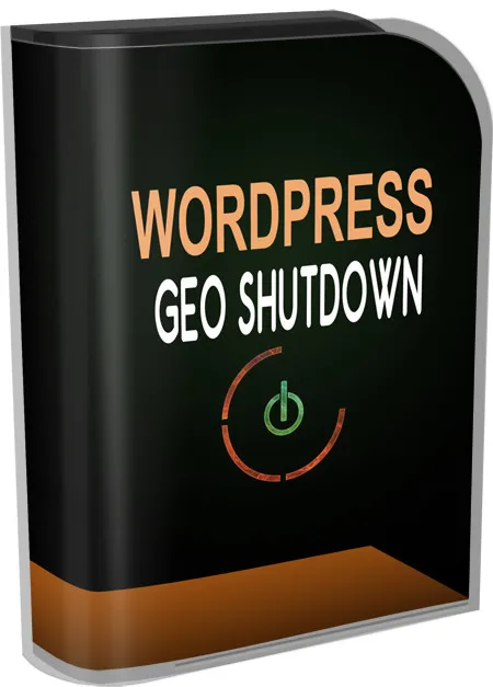 eCover representing WP Geo Shutdown  with Personal Use Rights