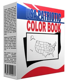 USA Patriotic Printables Coloring Book small