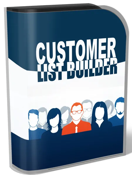 eCover representing Customer List Builder  with Master Resell Rights