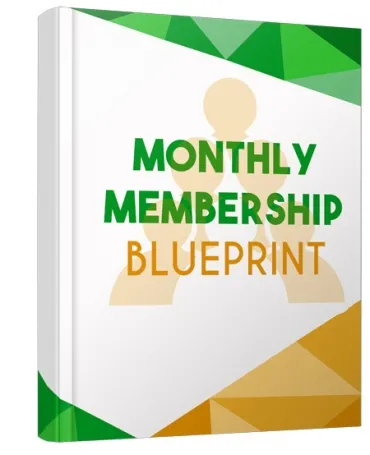 eCover representing Monthly Membership Blueprint eBooks & Reports with Master Resell Rights