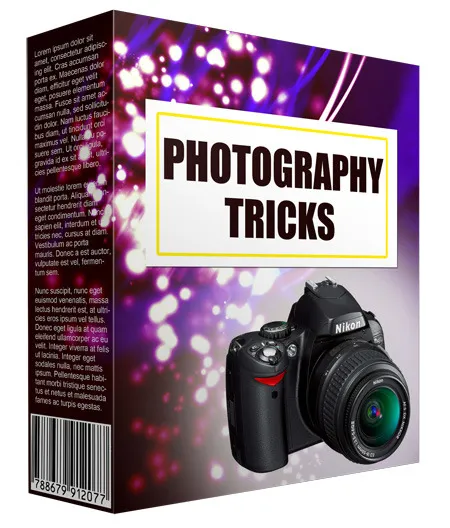 eCover representing New Photography Tricks Niche Blog  with Private Label Rights