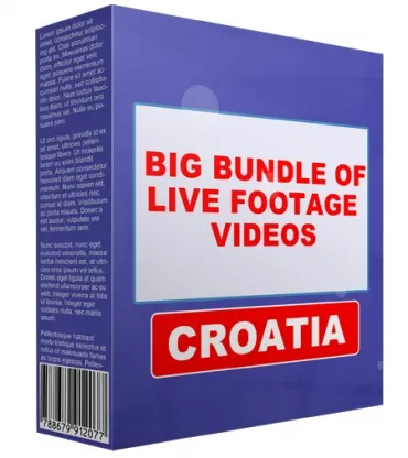 eCover representing Big Bundle Of Live Footage Videos - Croatia Videos, Tutorials & Courses with Personal Use Rights