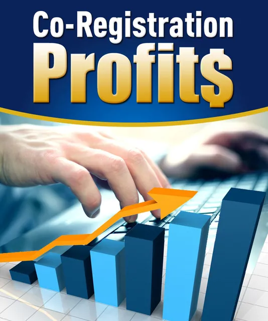 eCover representing Co-Registration Profits Videos, Tutorials & Courses with Master Resell Rights