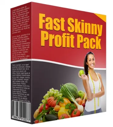 eCover representing Fast Skinny Profit Pack eBooks & Reports/Videos, Tutorials & Courses with Master Resell Rights