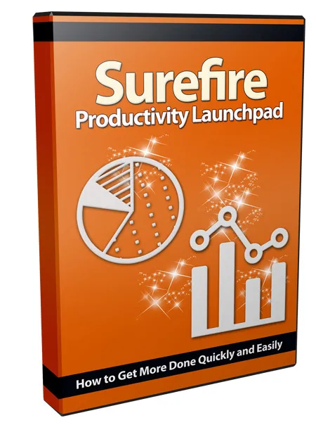eCover representing Surefire Productivity Launchpad Videos, Tutorials & Courses with Private Label Rights