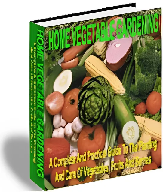 eCover representing Home Vegetable Gardening eBooks & Reports with Master Resell Rights
