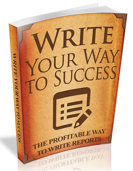 eCover representing Write Your Way to Success eBooks & Reports with Master Resell Rights