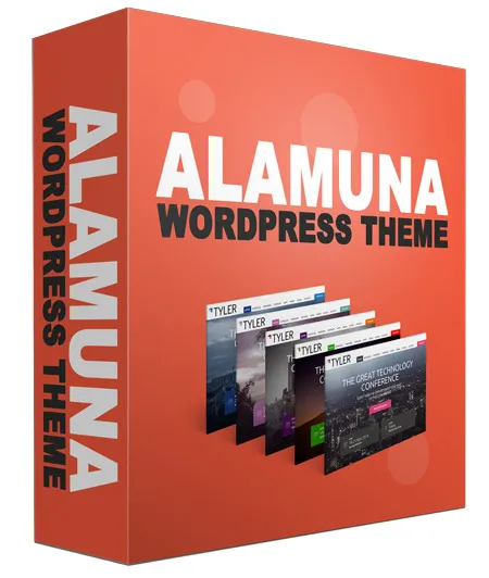 eCover representing Alamuna WordPress Theme eBooks & Reports with Personal Use Rights