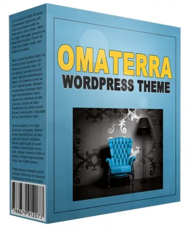 eCover representing Amazing Omaterra WordPress Theme eBooks & Reports with Personal Use Rights