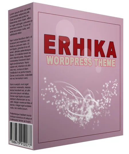 eCover representing Awesome Erhika WordPress Theme eBooks & Reports with Personal Use Rights