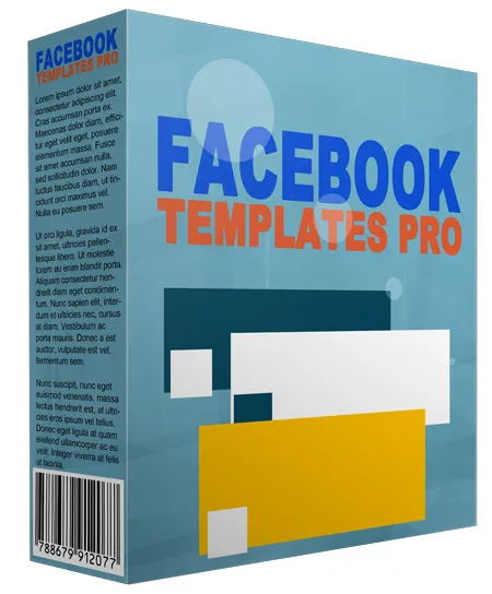 eCover representing Facebook Templates Pro  with Personal Use Rights