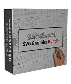 Whiteboard SVG Graphics Bundle small