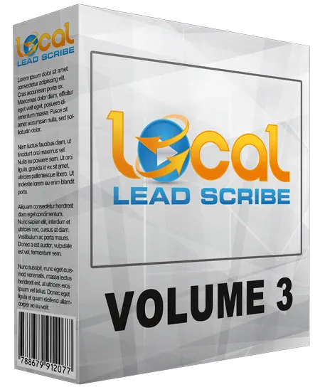 eCover representing Local Lead Scribe Vol 3 Videos, Tutorials & Courses with Personal Use Rights