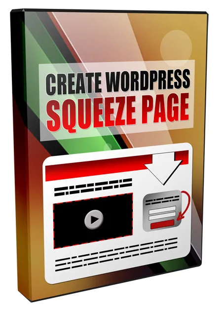 eCover representing Create Squeeze Page in WordPress Videos, Tutorials & Courses with Private Label Rights